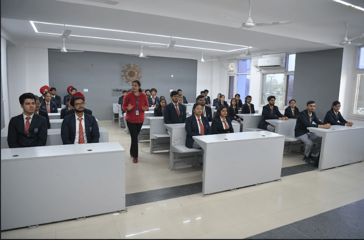 CGC Landran Students studying in Classrooms & E Classroom photo 2